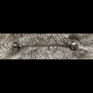 Pandora Band of hearts safety chain charm